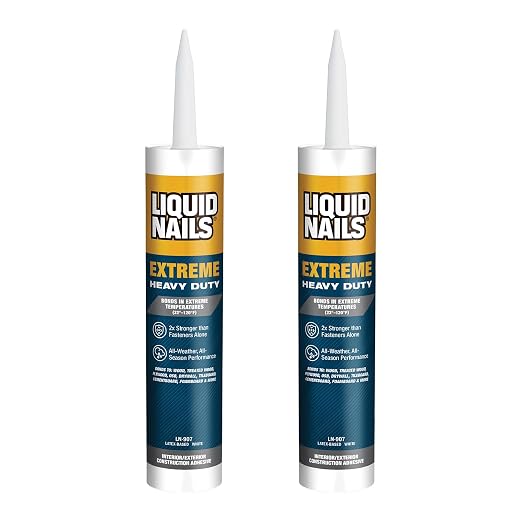 Liquid Nails Extreme Heavy Duty 10 oz White Latex-Based Interior/Exterior by LiquidNails