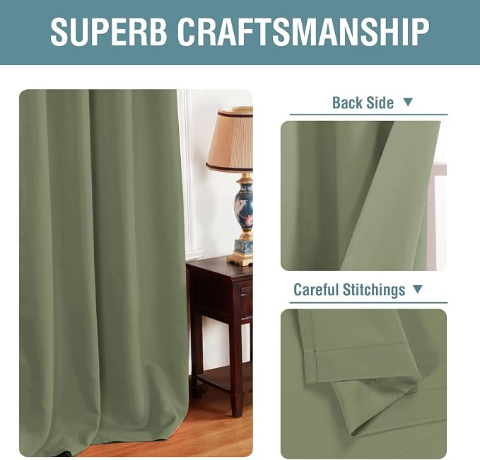 H.VERSAILTEX Blackout Curtain for Living Room Thermal Insulated Window - Image 3