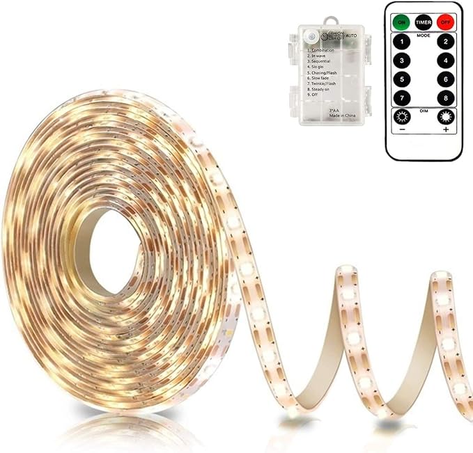 echosari Battery Powered Led Strip Lights by echosari