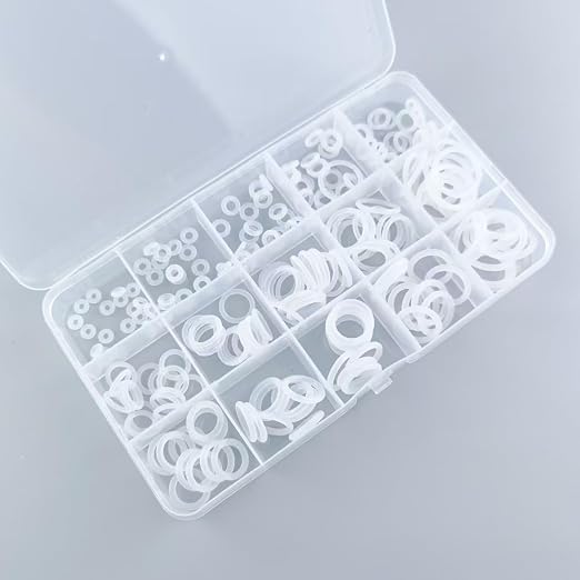 225 PCS Silicone O Ring Assortment Rubber Silicone Seal Kit - Image 3