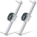Therwen 2 Pcs Adjustable Fan Electrical Box Brace 14.2 Inches Long Silver by Therwen