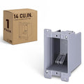 LEONLITE 14 Cubic Inch Single Gang Old Work Electrical Outlet Box | One Gang by LEONLITE