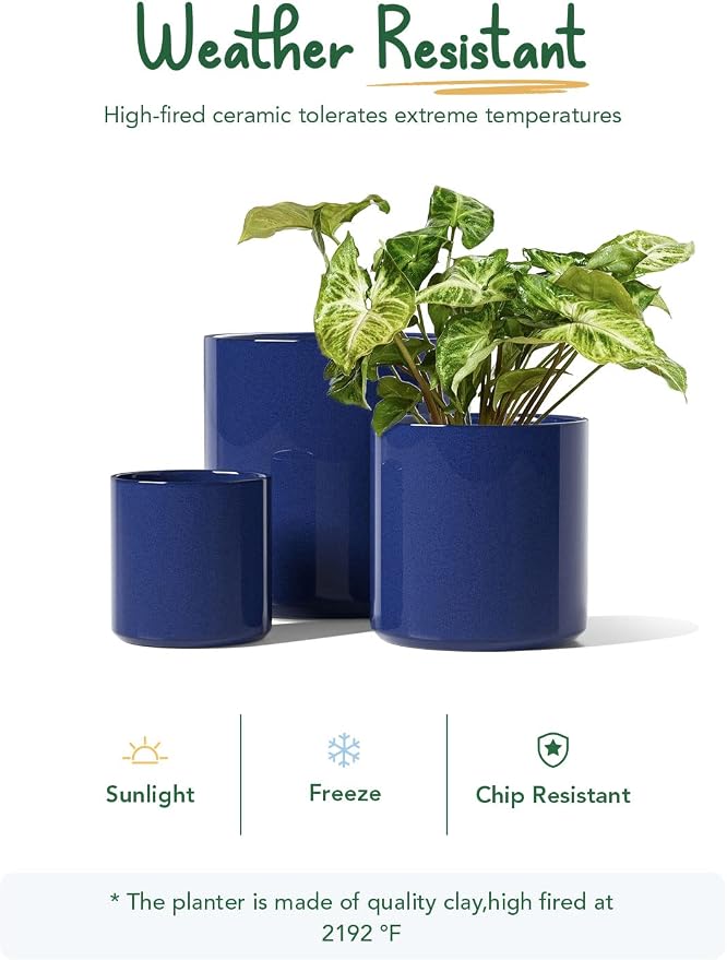 LE TAUCI 10+8+6 Inch Ceramic Pots - Image 5