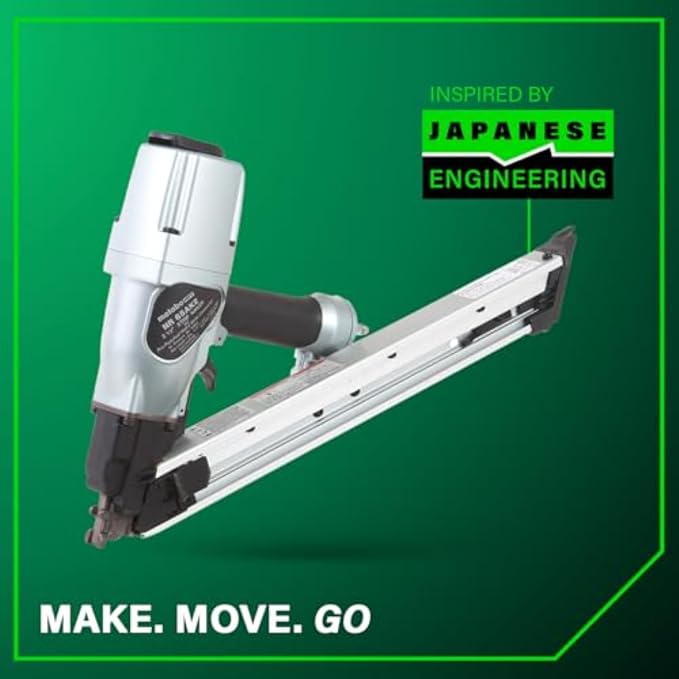 Metabo HPT Strap-Tite Strip Nailer, Pro-Preferred Pneumatic Power Nailers - Image 12