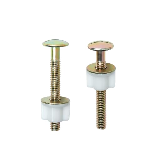 2Pcs Toilet Seat Screws, Steel Toilet Seat Hinge Bolts and Nuts, Heavy Duty - Image 5