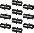 10pcs 3/4" Poly PPSU Barb Crimp PEX Straight Coupling Fitting, No Lead | by Unknown