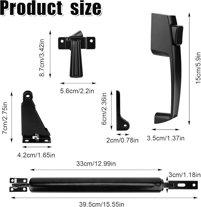 Storm Door Closer & Screen Door Handle - Image 2