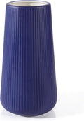 Navy Blue Ceramic Vase, GUKJOB Small Cute Flower Vase by GUKJOB