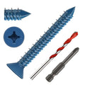 1/4" x 2" Concrete Screws, Brick or Stucco by Unknown