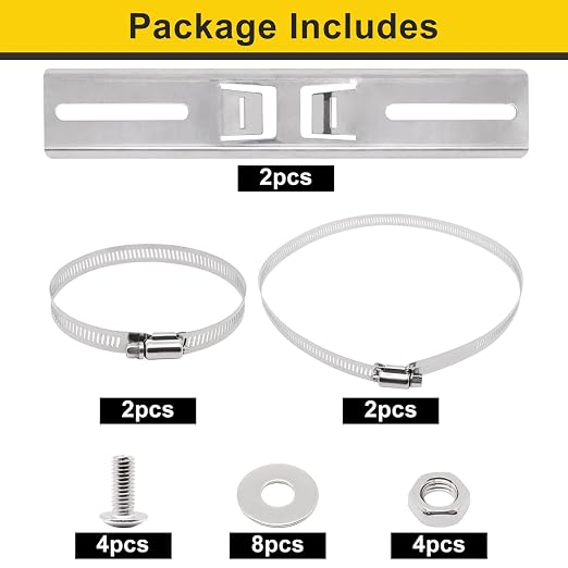 Pole Mounting Kits for Junction Box, Stainless Steel Pole Mount Bracket - Image 3