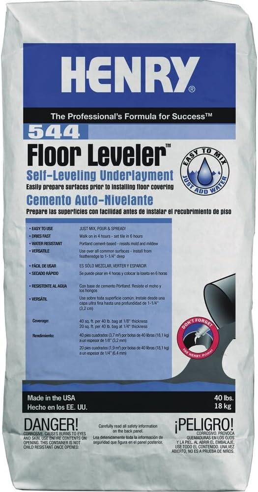 40Lb 544 Floor Leveler WW HENRY COMPANY Floor Levelers FP00544095 081833001938 by Henry