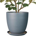10 Inch Ceramic Planter Round Plant Pots by EPFamily
