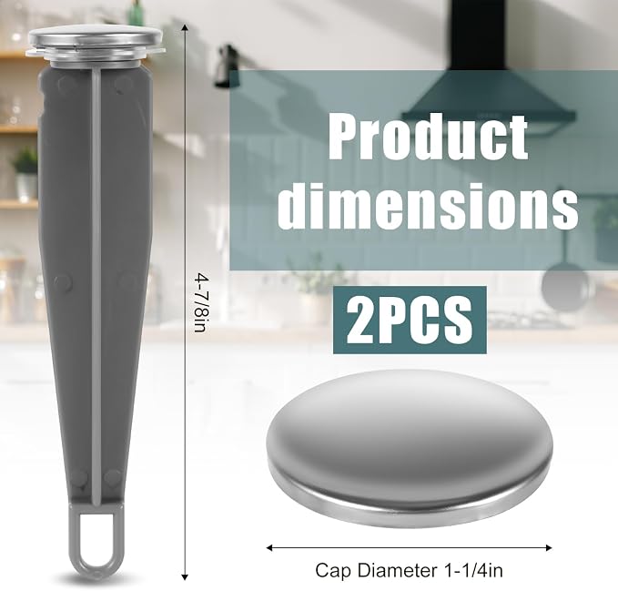 4pcs Sink Drain Parts, Lavatory Pop Up Center Piece Assembly - Image 3
