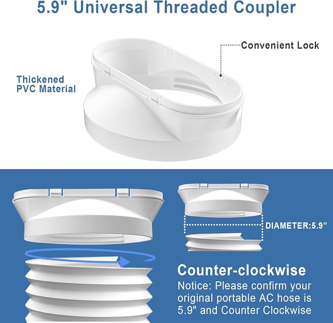 Portable Air Conditioner Window Vent Kit - Image 3