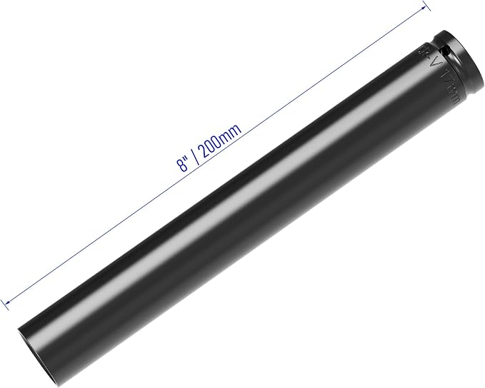 1/2" Drive Socket Set, 17mm Deep Impact Socket, Heat-Treated CR-V Steel - Image 2