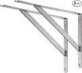 YUMORE 18 Inch Shelf Bracket, Heavy Duty L Bracket, 2 Pack by YUMORE