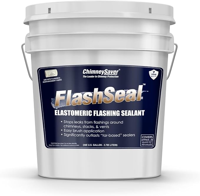 FlashSeal Elastomeric Roof Chimney Flashing Sealant by ChimneySaver