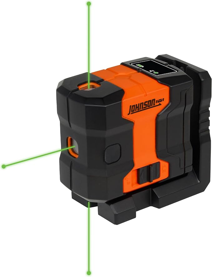 Johnson Level & Tool JDT300-GN3D Laser Level, Self-Leveling Kit 3 Dot Laser - Image 2