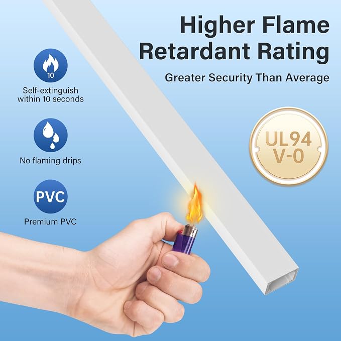 Delamu 56.7in Cord Hider, Cord Covers - Image 8