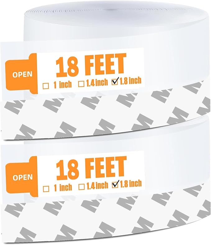 36 Ft Weather Stripping Door Seal Strip Tape, Silicone Door Draft Stopper by Bruiefpap