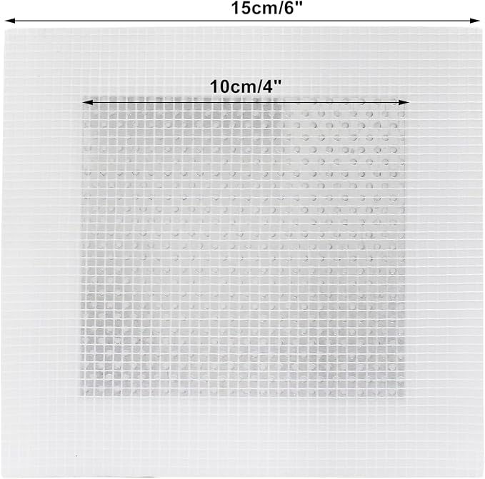 Unlorspy6Pcs Drywall Repair Patch, 4 x 4 Inch | Drywall Repair Kit, Self - Image 2