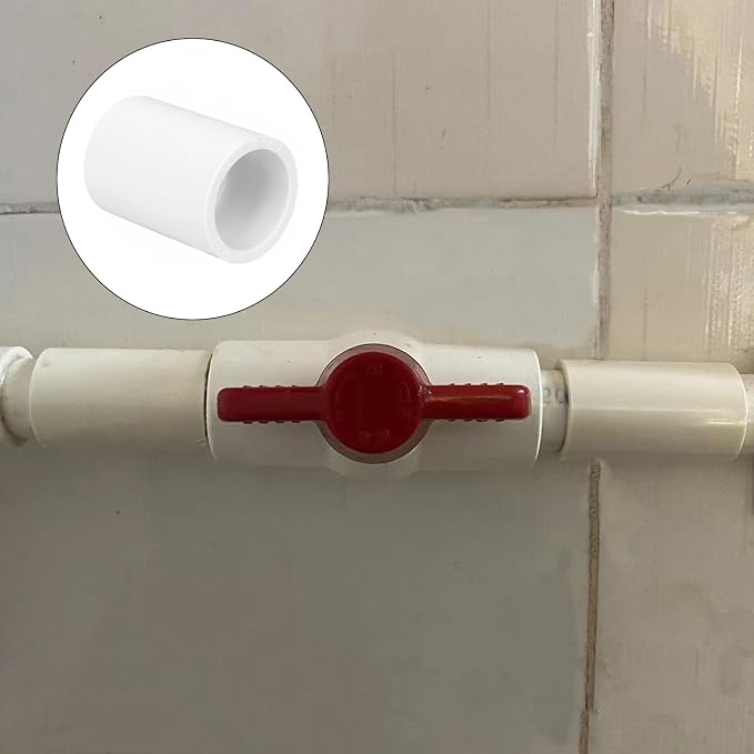 20 Pack 1/2" PVC Pipe Coupling Adapter Pipe Fitting Connector, Furniture Build - Image 6