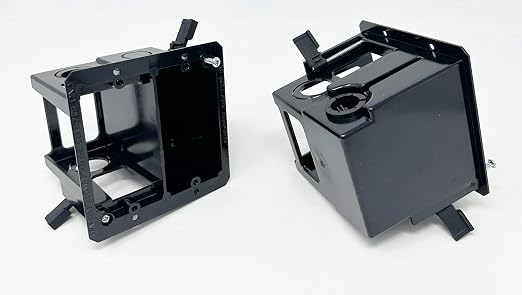 iMBAPrice LVDR2-2 2-Pack Combo Electrical & Low-Voltage Old Work Box, 2-Gang - Image 8