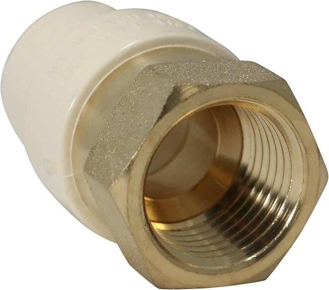 XFITTING CPVC Transition Coupling, 1/2 inch CPVC x 1/2 inch FNPT - Image 5