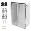 Electrical Box, IP67 Waterproof Hinged Clear Cover Stainless Steel Latch by LeMotech