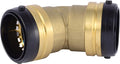 SharkBite 2 Inch 45 Degree Elbow, Push to Connect Brass Plumbing Fitting by SharkBite