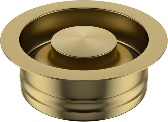 Lordear Gold Sink Flange for Garbage Disposal Set, Stainless Steel Strainer by LORDEAR