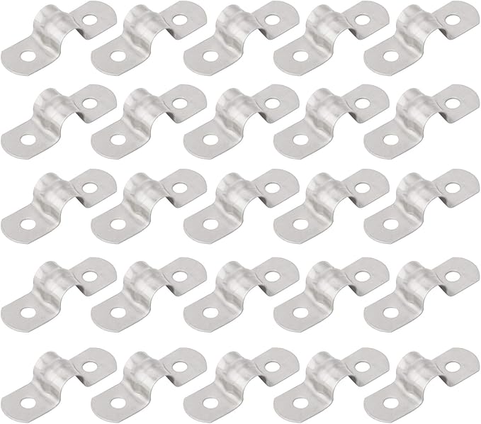 ISPINNER 25pcs M8 Stainless Steel Rigid Pipe Strap by ISPINNER