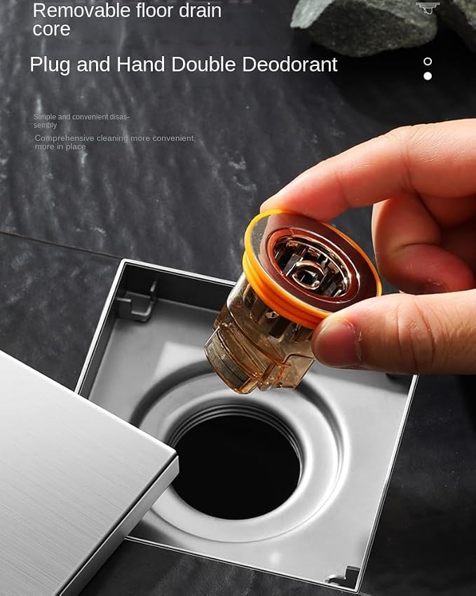 Shower Drain Set 304 Stainless Steel Floor Drain - Image 4