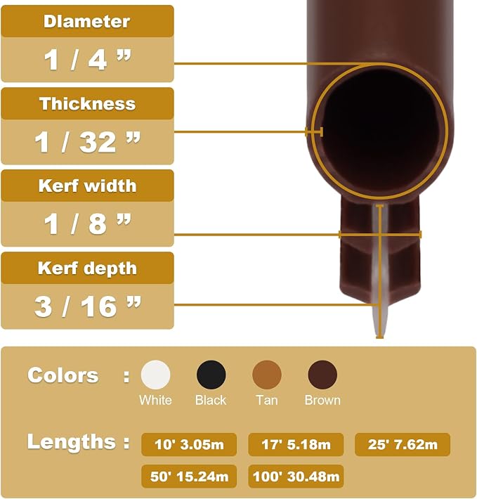 Window Weatherstrip Seal 1/4" Bulb Bubble Kerf Mount Gasket | Window Weather - Image 2