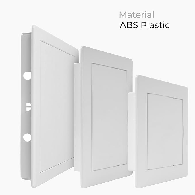 8x10 Inch White Access Panel for Drywall – ABS Plastic Square Wall, Ceiling - Image 7