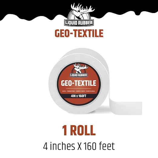Liquid Rubber Geo-Textile Fabric Roll, 4 Inch x 160 Foot | Quick, Easy Fabric - Image 6