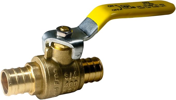 1 Pack XFITTING 3/4 inch Pex Ball Valve, Full Port by XFITTING
