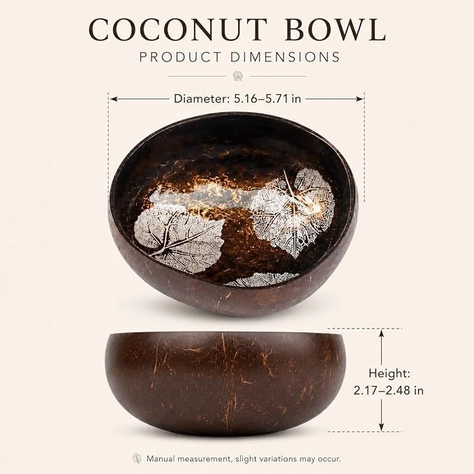 Natural Coconut Bowl Key Decorative - Image 2