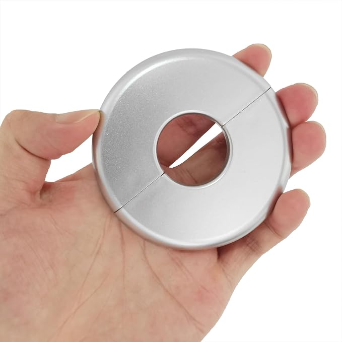 HARFINGTON 2pcs Wall Split Flange 26.5mm/1" Self-Adhesive Plumbing Cover Plates - Image 4