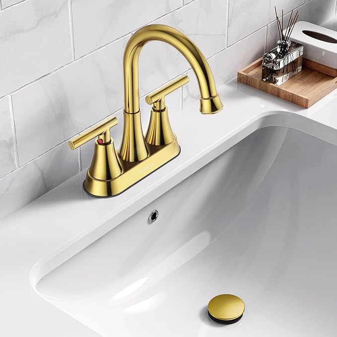 Bathroom Sink Drain with Overflow with Hair Catcher Anti-Clog Sink Strainer - Image 7