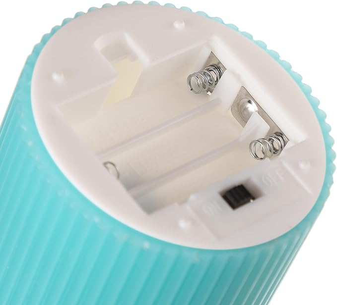 Teal Flameless Candles with Remote - Image 7