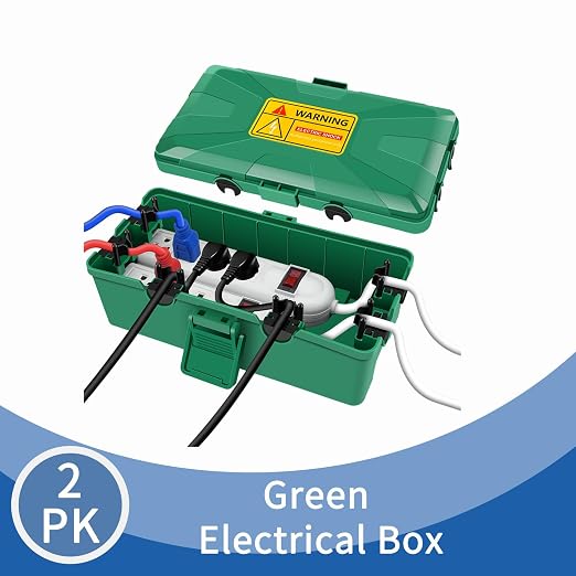 2 Pcs Outdoor Electrical Box Waterproof, Medium Weatherproof Electrical Box | - Image 2