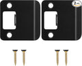 2 Pack Extended Strike Plate Round Corner, 2 X 2.25 Inch, 2-1/4" x 1-1/2" by Otoolling