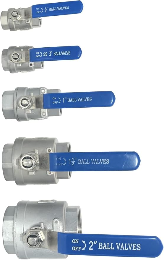 316 Stainless Steel 1/8"~3" Full Port Ball Valve - Image 5