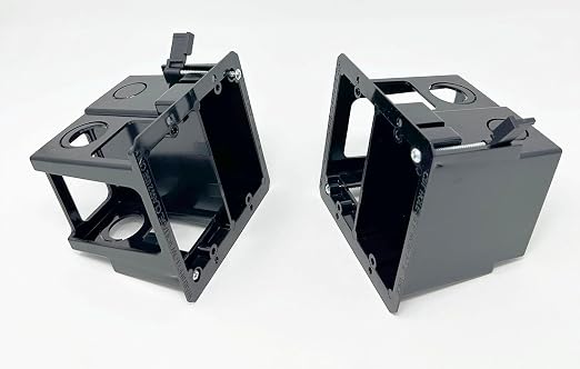 iMBAPrice LVDR2-2 2-Pack Combo Electrical & Low-Voltage Old Work Box, 2-Gang - Image 7