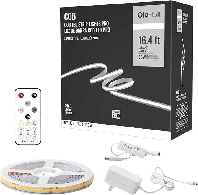 16.4ft COB Led Strip Light by Olaholii