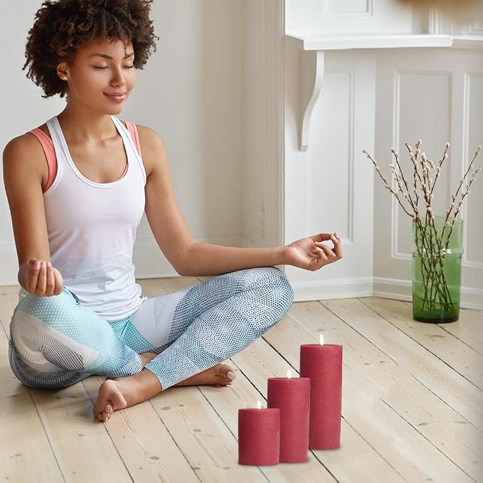 BASK Mottled Pillar Candles - Image 8