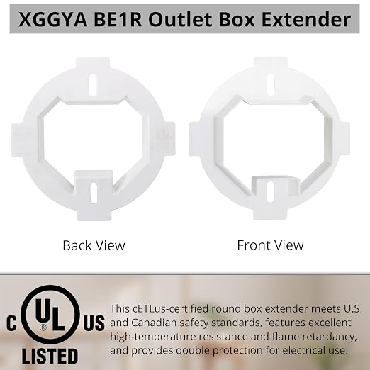 BE1R Outlet Box Extender, cETLus Certified Round Ceiling Box Extender | - Image 5