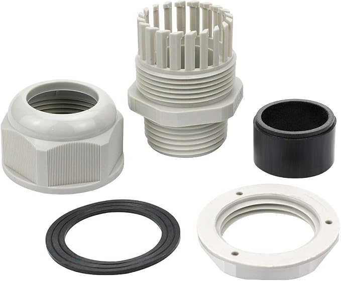XHF 20 Pcs 1" IP68 Strain Relief Nylon Cord Grip Waterproof NPT Cable Glands - Image 4