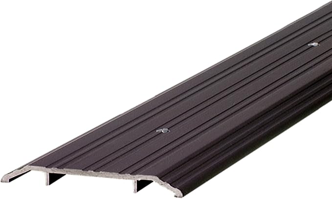 5 in. x 1/2 in. x 72 in. Bronze Aluminum Commercial Flat-Profile Threshold by M-DBuildingProducts